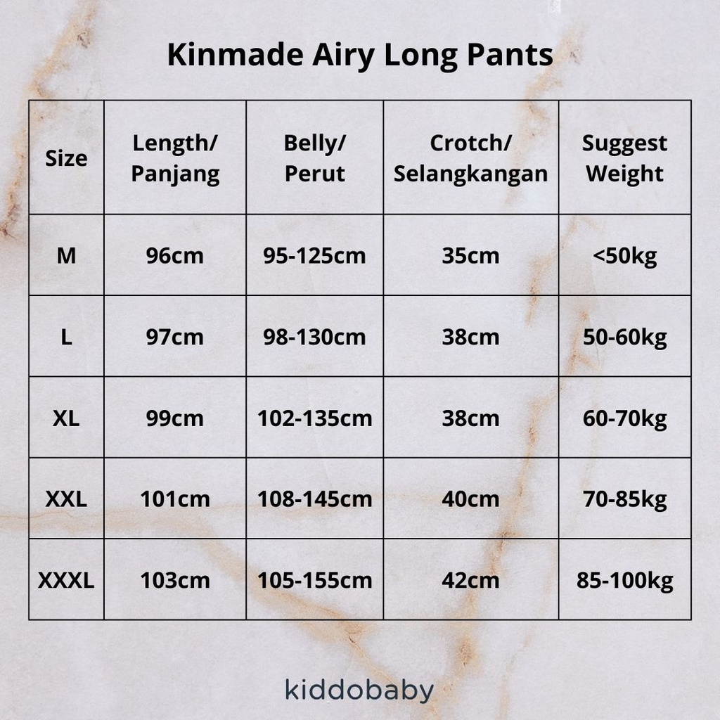 Kinmade Airy Long Pants | Celana Hamil