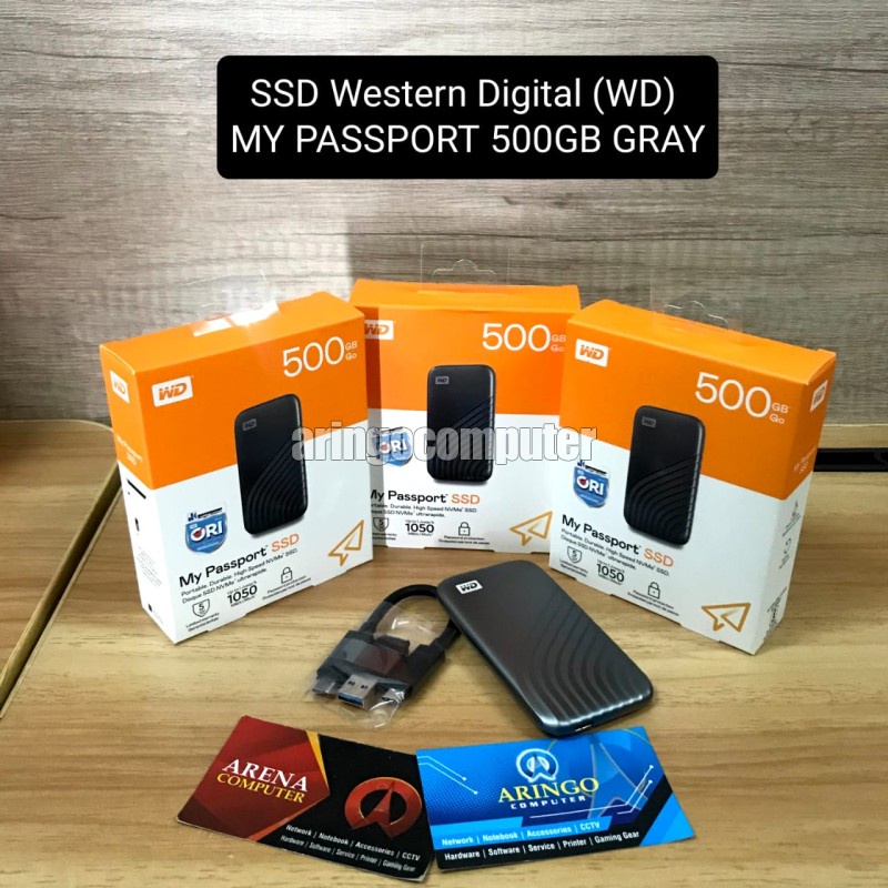 SSD Western Digital (WD) MY PASSPORT 500GB GRAY