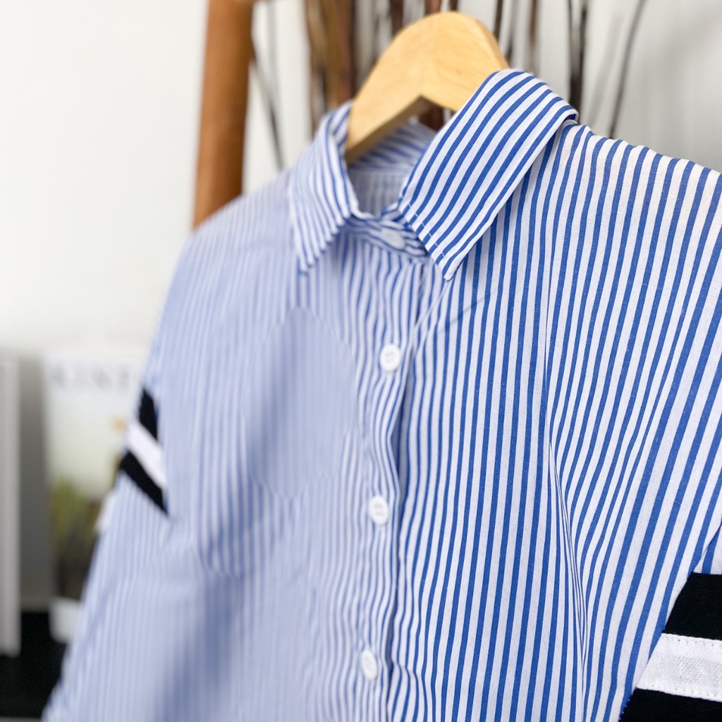 SAMMIE STRIPE SHIRT / KOREAN STYLE / SHIRT KASUAL / KEMEJA TERMURAH