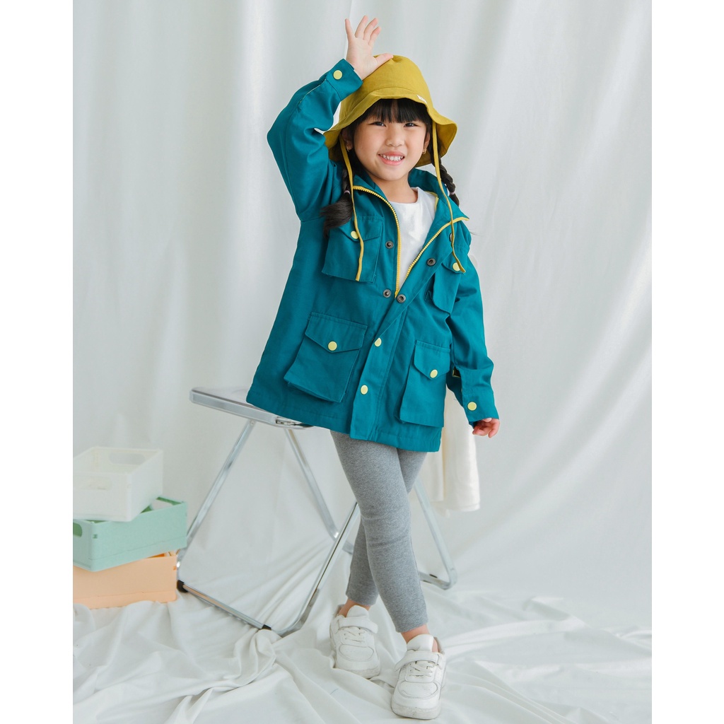 BASTET JACKET | Jacket Anak Unisex | Jaket Parka Anak | Coat Anak | French Coat Anak | Outer Anak | Jaket tudung Anak Unisex