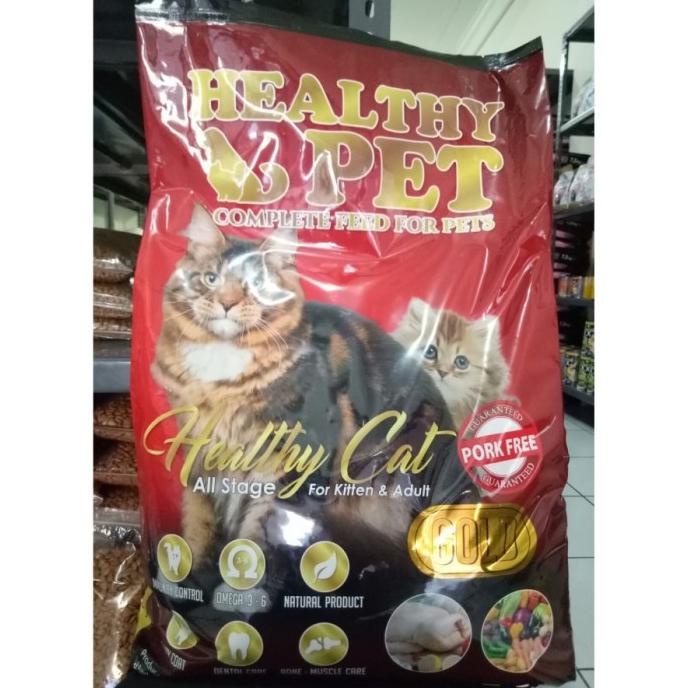 Promo HEALTHY PET CAT Food 7.5KG 7,5 KG for Kitten and Adult Pork free