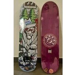 ELEMENT Nyjah Huston 8.125 Inch Skateboard Deck + Griptape