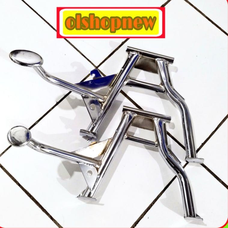 (V-1-U㊛) STANDAR TENGAH - Standar 2 Honda Beat FI Scoopy FI Vario 110 Chrome Variasi Ring 17 &14 Thn