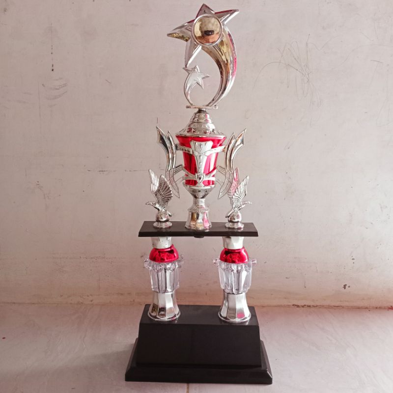 piala kaki 2 Silver Tinggi 58cm