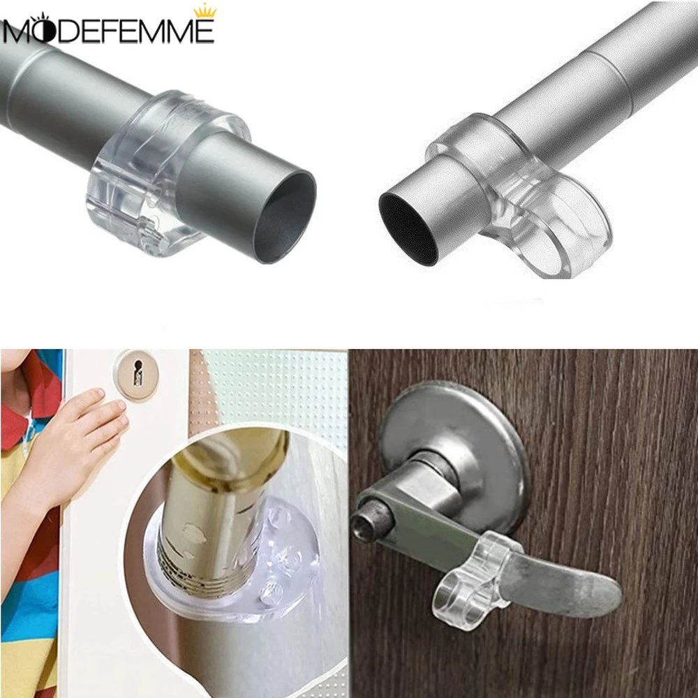 Wall Pengaman Furniture Pelindung Pintu Rumah Penahan Pintu Dapur Kamar Tidur Furniture Door Stopper Transparan Gagang Pintu Penyangga Pengaman Bayi Shockproof Pad Silica Gel Door Stop