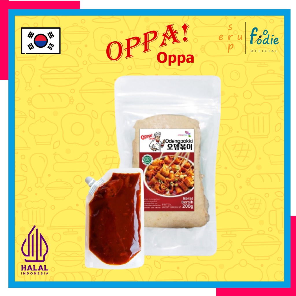 

SUPERFOODIE Oden + Saus / Odeng + Saos / Seasoning Eomuk Korean Fishcake / Bumbu Otak Otak Tenggiri Makanan Korean Food Berat 220 Gram