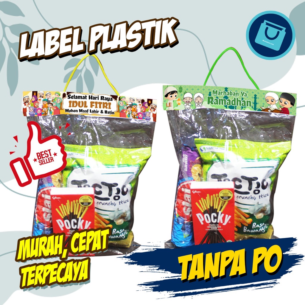 

READY STOCK LABEL PLASTIK SNACK EDISI RAMADHAN DAN LEBARAN