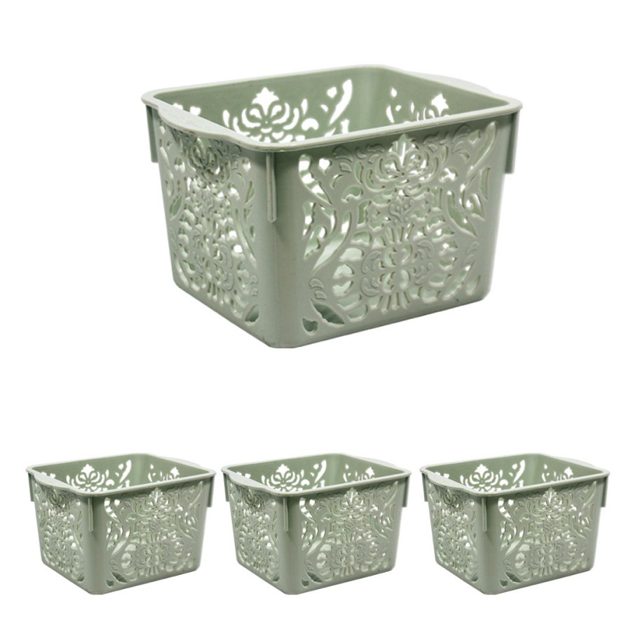 Storage Basket / Tempat Keranjang Plastik Serbaguna - Quattro 8360