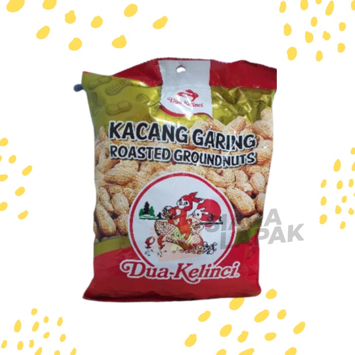 Kacang Kulit Dua Kelinci Original Garing 60gr