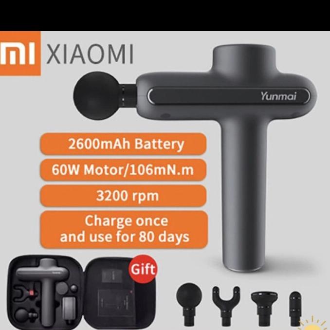 Original Xiaomi Yunmai Pro Electric Massage Gun Alat Pijat Elektrik