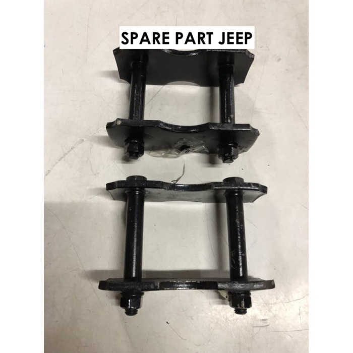 Anting Per Depan Belakang . Spring Shackle Rear Front Jeep CJ7 Tinggi