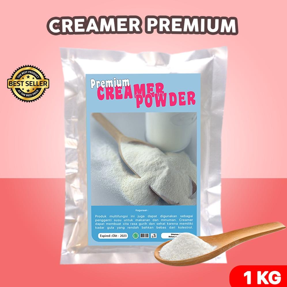 

[BAYAR DITEMPAT] CREAMER BUBUK PREMIUM 1 KG / KRIMER PREMIUM 1 KG / KRIMER BUBUK PREMIUM 1 KG / NON DAIRY CREAMER 1KG