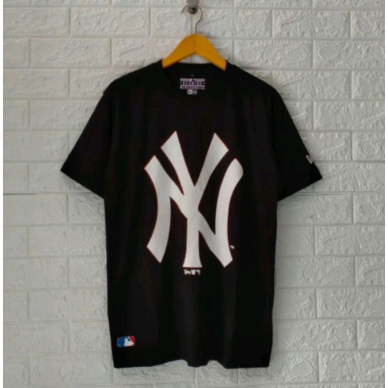 KAOS BAJU NEW ERA MLB BASEBALL T-SHIRT PRIA WANITA LA LOS ANGELES DODGERS NEW YORK NY YANKEES