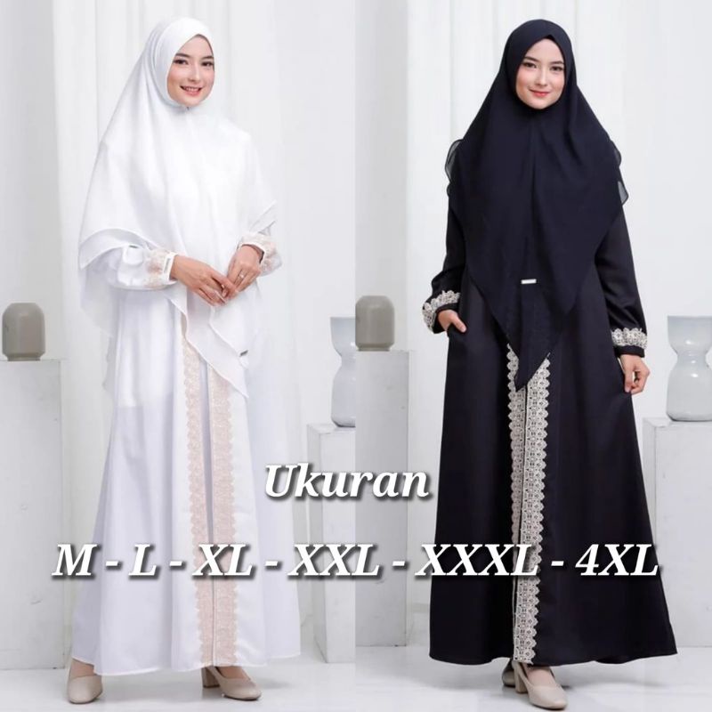 HAYANA SYARI - Baju Gamis Busui Dress Ukuran M L XL XXL 3XL 4XL JUMBO Untuk Acara Pesta Kondangan Ni
