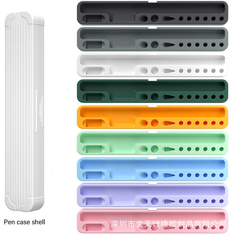 Silica Pensil shell Untuk apple Pensil1Per2 Kotak Penyimpanan capacitive pen tip sleeve adapter Aksesori Tempat Pensil