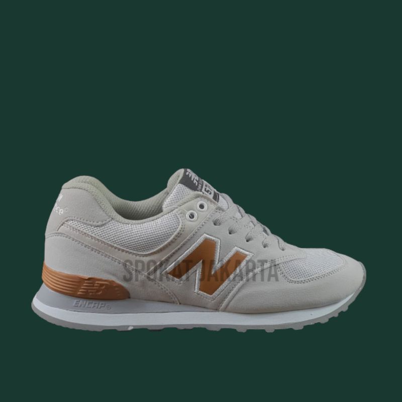 New Balance encap 574 abu coklat import quality