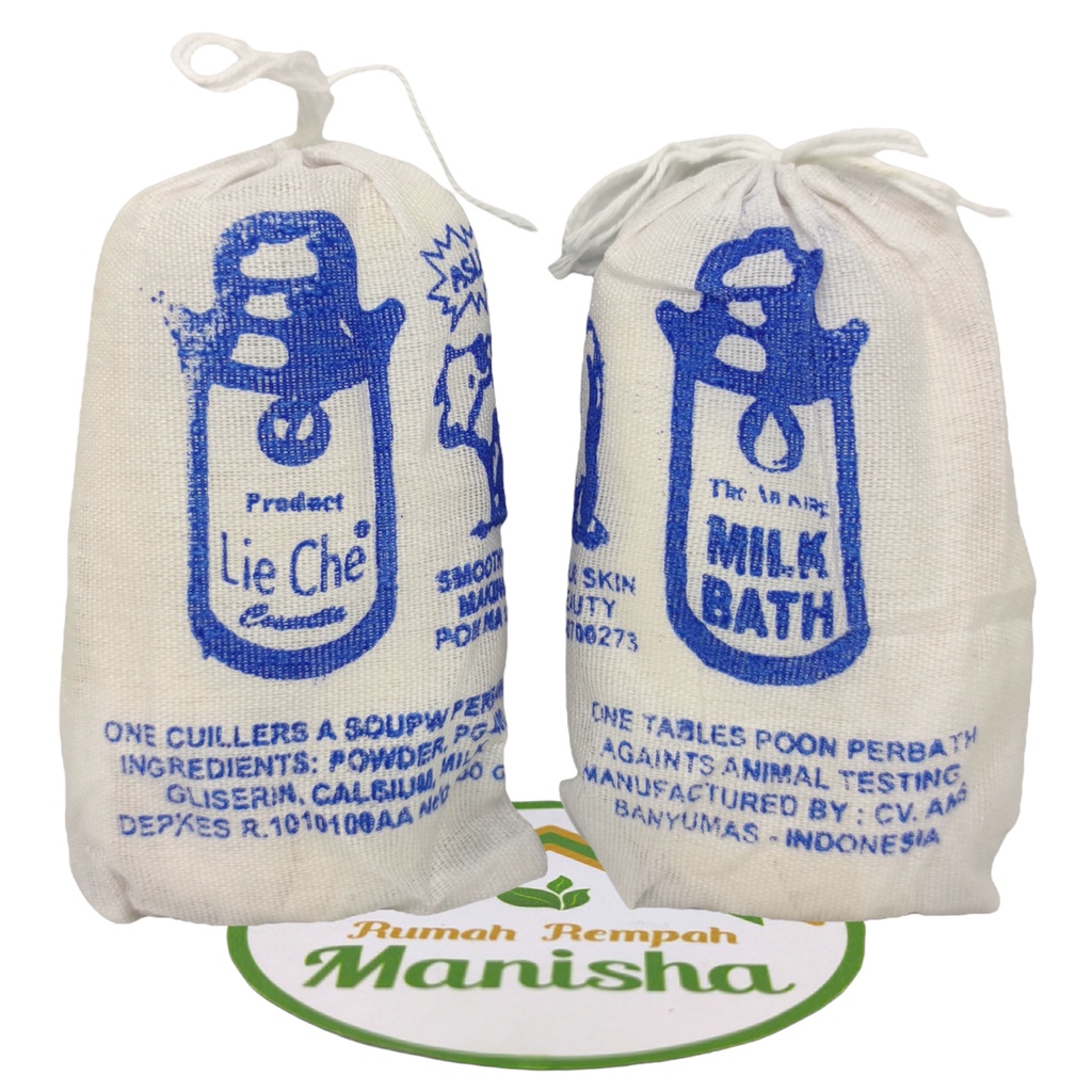 Milk Bath / Mandi Susu Lie Che Lieche - Scatter 150gr - Milkbath Lie Che - Milk Bath Scatter - Milk Bath Natural Scrub Powder