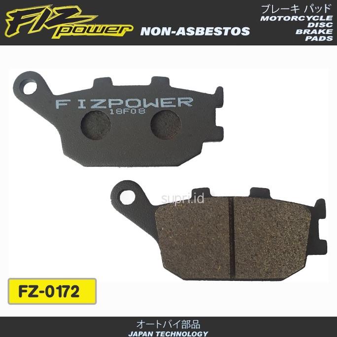 Kampas Rem Belakang Honda CB400 CB500 CB600 CB900 Fizpower F0172 021