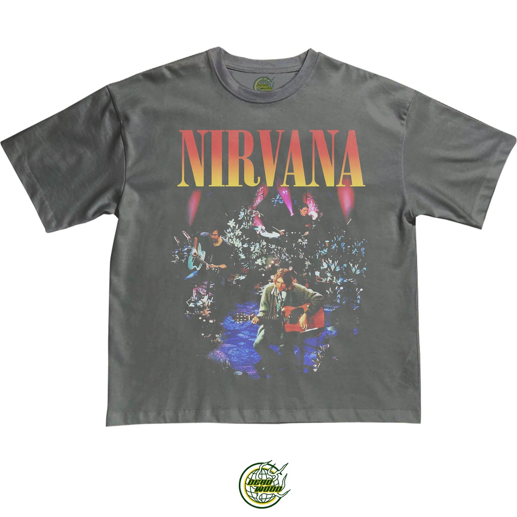 OVERSIZED T-SHIRT NIRVANA UNPLUGGED IN NEW YORK VINTAGE STYLE