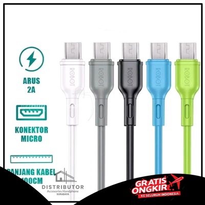 KABEL DATA ROBOT MICRO V8 FAST ORIGINAL ROBOT 100% ORI KABEL DATA ORIGINAL ROBOT