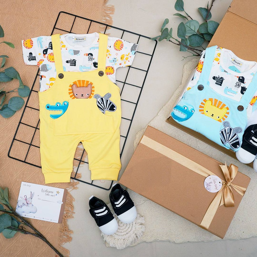 LIO035 Boys Hello Baby Hampers 0-12 months/ Hampers bayi newborn/ Kado bayi/ baby boys gift set