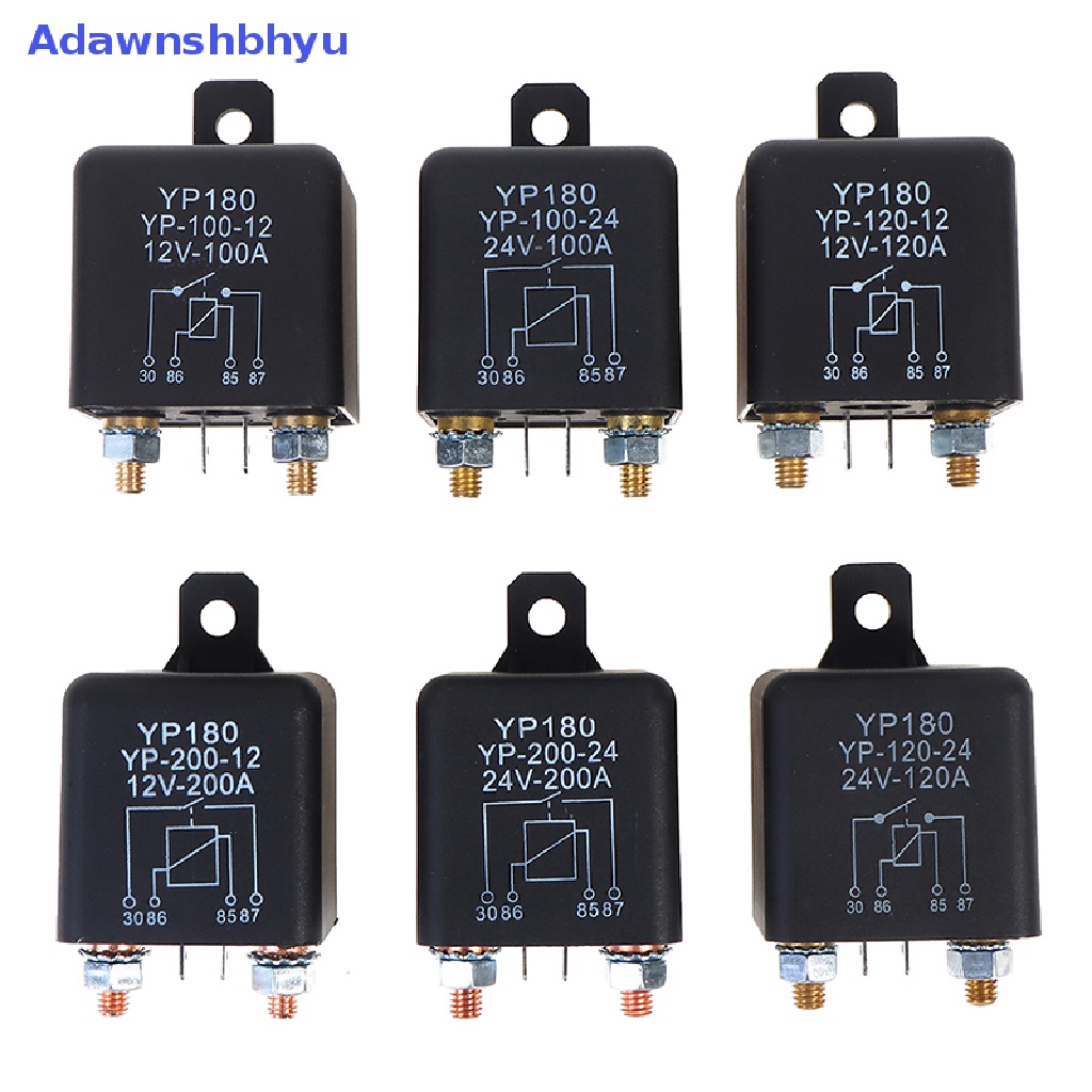 Relay Starg Adhyu 200A 100A 12V/24V Power Otomotif Heavy Current Start Relay ID