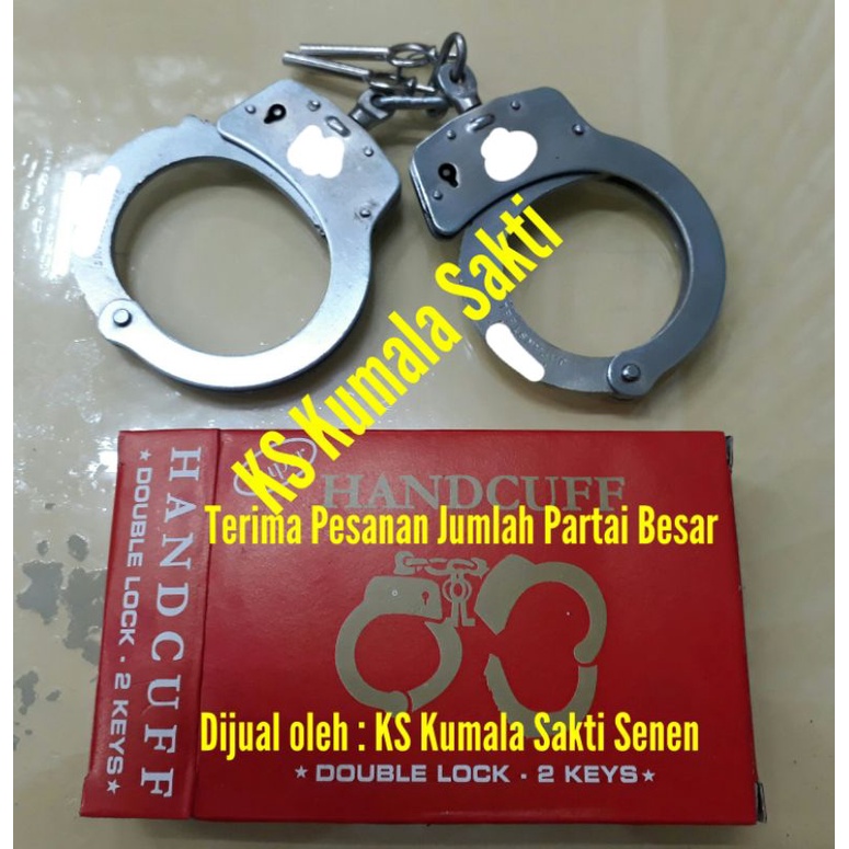 Borgol Tangan | Borgol Lengan|Handcuff|Borgol Jari|Sarung Borgol Satpam Kulit Kilap|Sarung Borgol Kanvas Segitiga Hitam Putih|Sarung Borgol Kulit Dop Hitam Putih|Sarung Borgol Magasen Kotak Hitam Putih|Rompi Satpam|Sabuk Satpam|Kopel Satpam|Topi Satpam