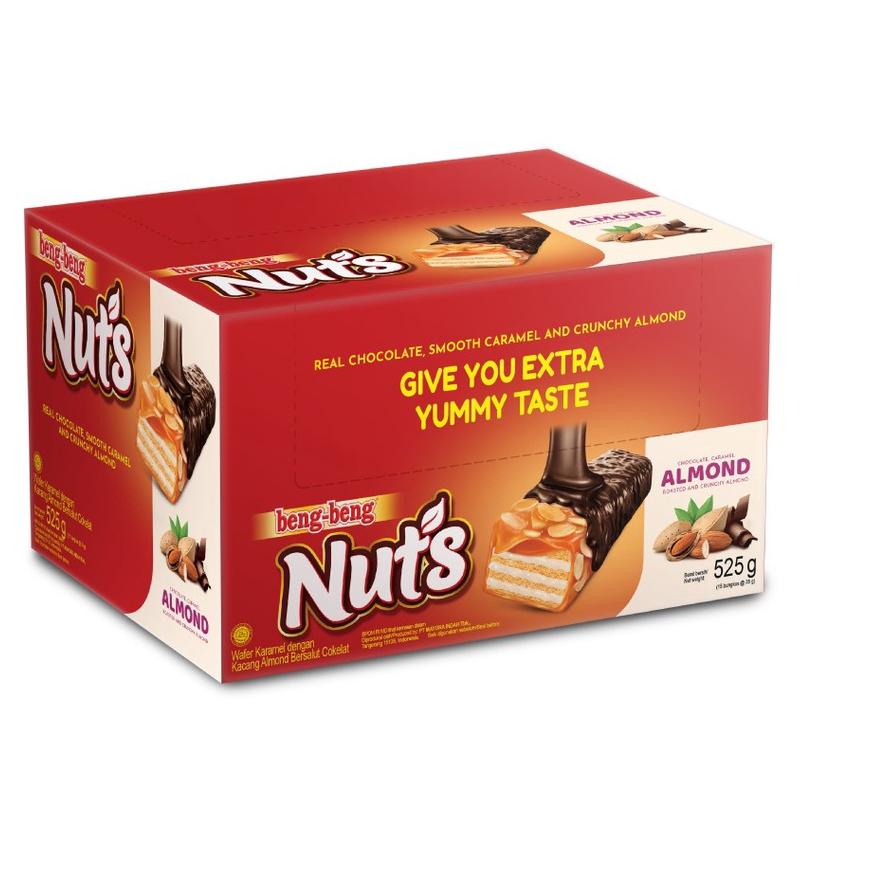

BAYAR DITEMPAT✔️Beng Beng Nuts Almond Box 15Pcs @35 Gr|KD6