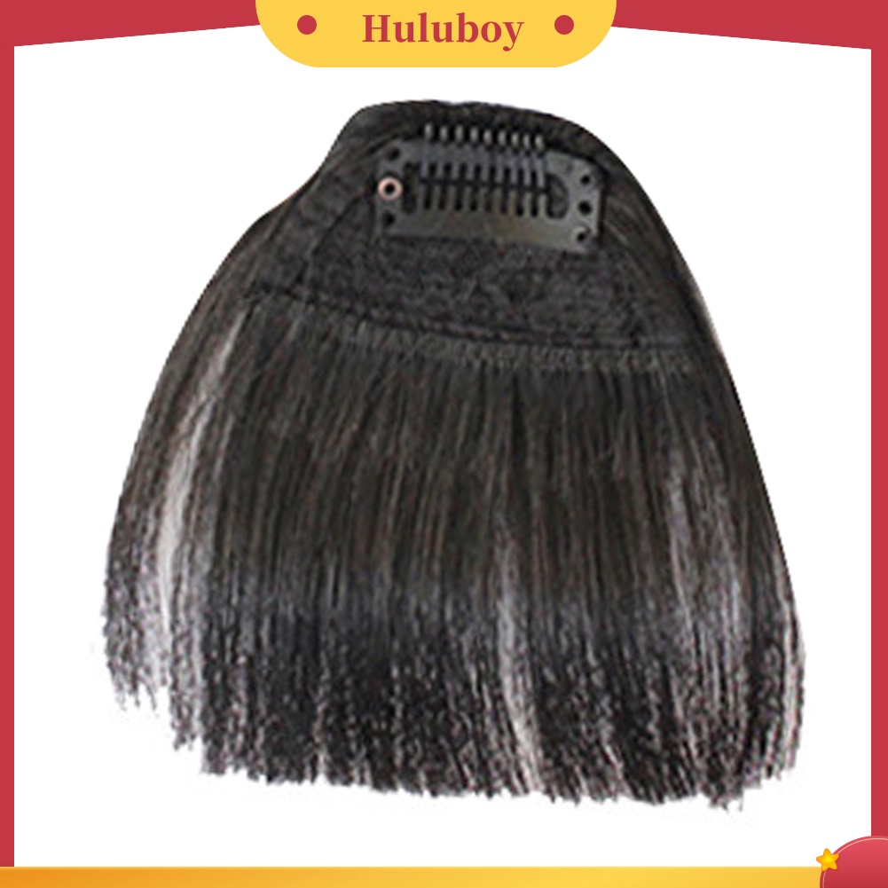 Wig Poni Rambut Palsu Ekstensi Tipis / Tebal Untuk Perempuan