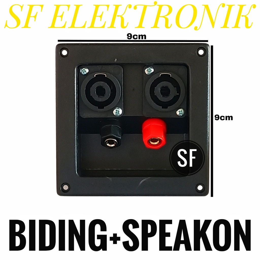 Terminal Speaker Biding+Speakon Kotak