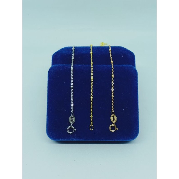 Kalung jedar silver 925 import / perhiasan perak 925 berlapis emas