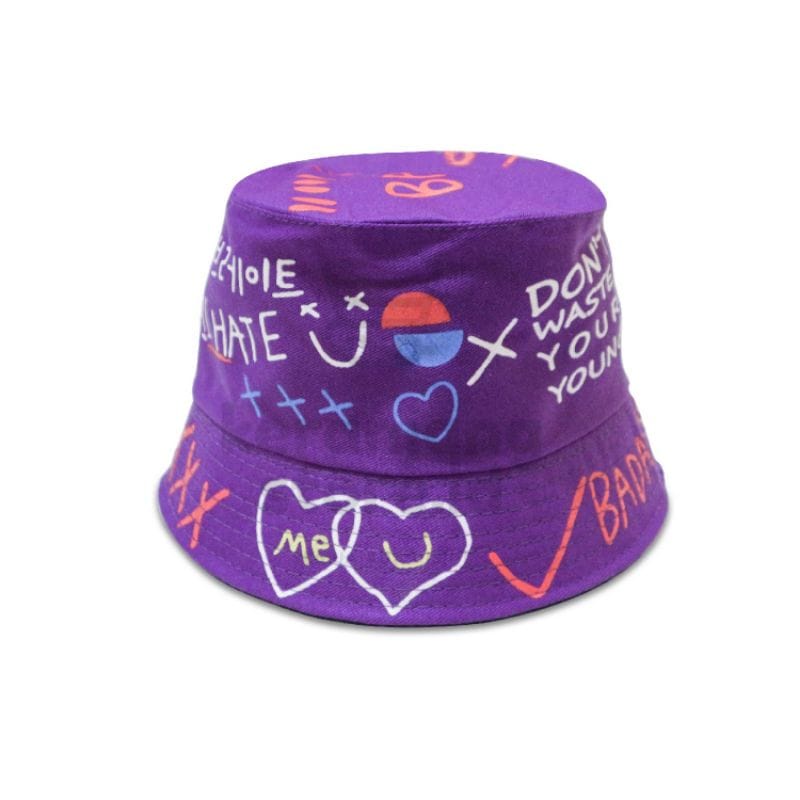 TOPI BUCKET NAMA ANAK TOPI BUCKET Topi Bucket Hat Korea Model Badas Anak GERATIS BORDIR NAMA