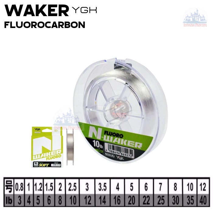 SENAR FLUOROCARBON N-WAKER YGK 16lb-0.336mm SENAR PANCING MANIA