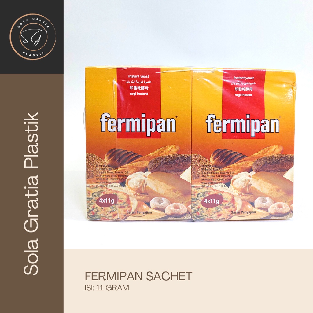 

Fermipan Sachet 11 gram - Instant Yeast (Ragi Instan)