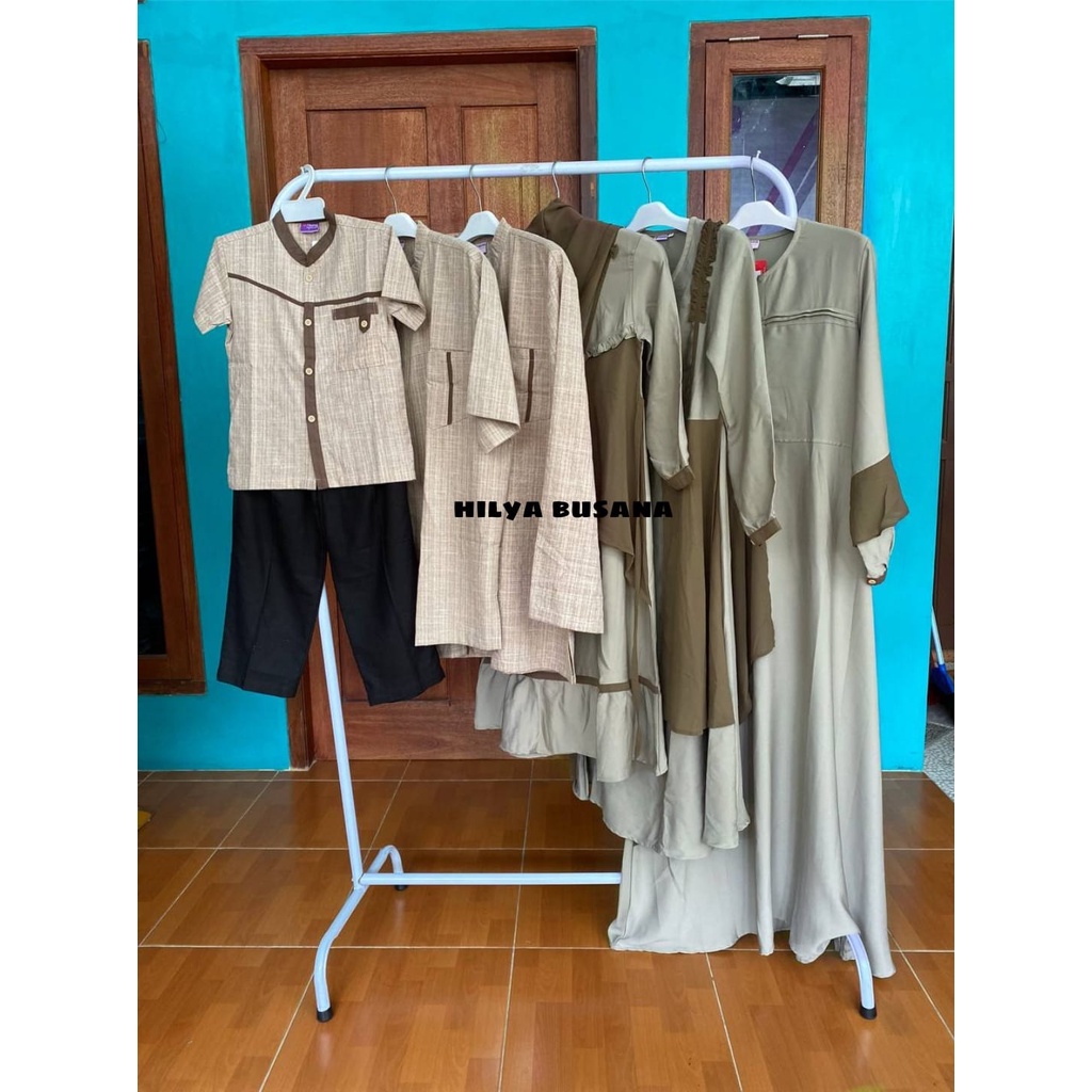 Raunapride Busana Sarimbit Keluarga / SR - 09 Olive / Fashion Muslim