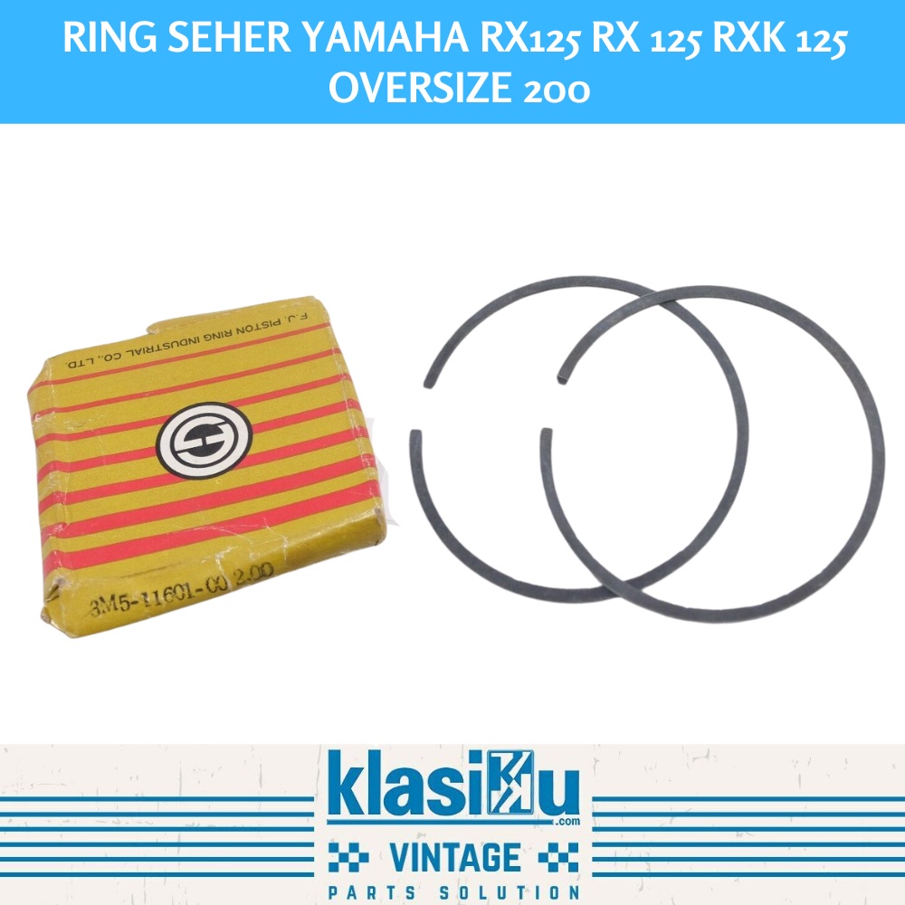 Ring Seher Yamaha Rx125 Rx 125 Rxk 125 Oversize 200 Stok Lama