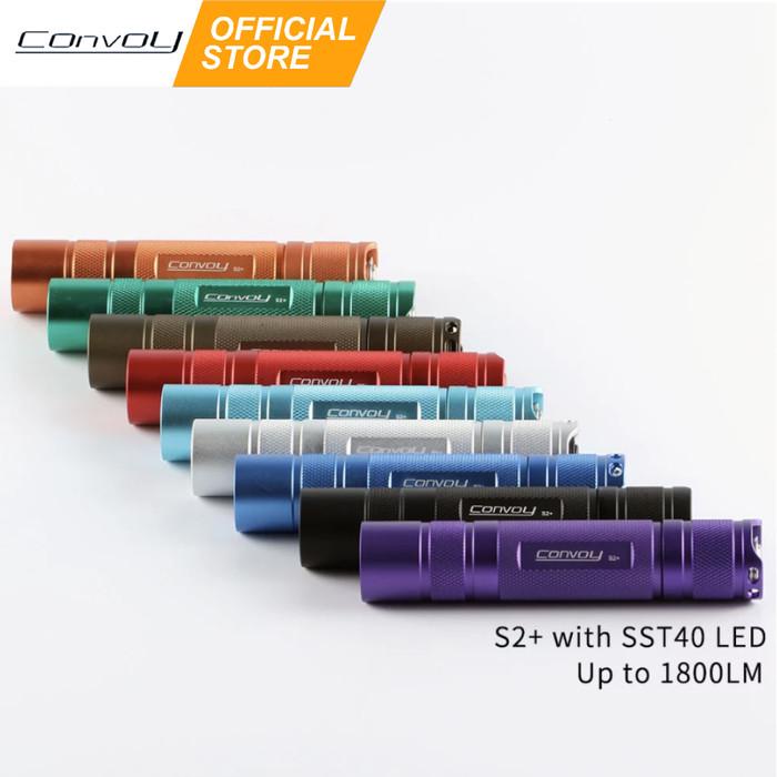 Senter Convoy S2+ SST40, 5A Driver 1800 Lumens Varian Warna