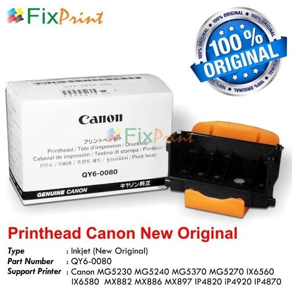 Head Printer Canon IX6560 IX6580 IP4870 MG5270 QY6-0080 PGI725 726