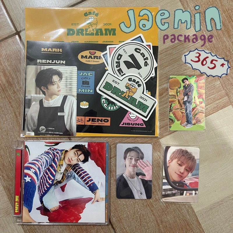 JAEMIN PACKAGE (hot sauce luggage sticker set, hotsauce jewel album + photocard, pc spion beatbox je