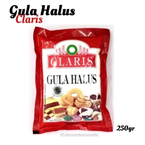 

Bahan Kue Gula Halus Claris 250gr - Ecer