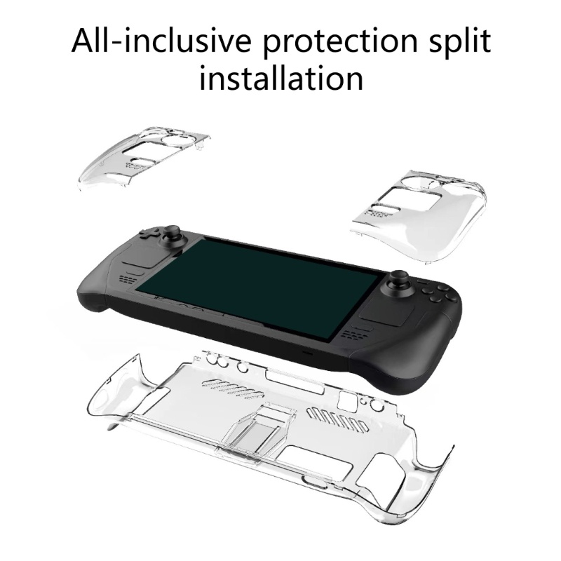 Zzz Console Cover Pelindung Dengan Kickstand Housing Skin Dengan Bracket Untuk Steam Deck