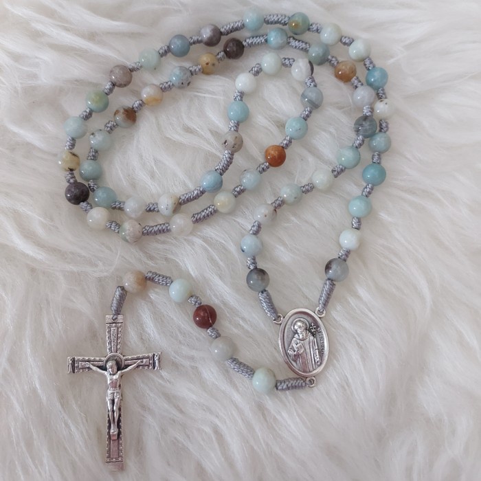 Rosario - Rosario Batu Alam Amazonite - Hollishop