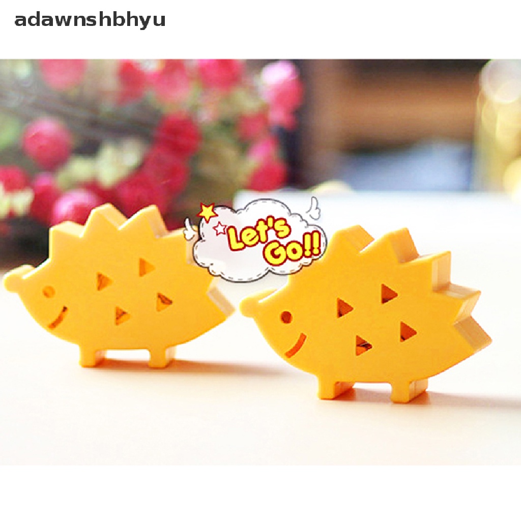 Adawnshbhyu 10pcs Kotak Berbentuk Landak Sayur Buah Mini Pemotong Kue Cookies Cutter Mold ID