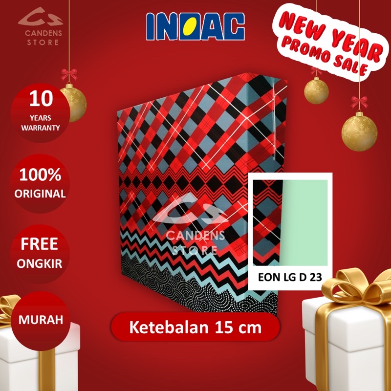 kasur busa INOAC ketebalan 15 cm garansi resmi 10 tahun ORIGINAL KASUR BUSA KASUR TIDUR KASUR BUSA S