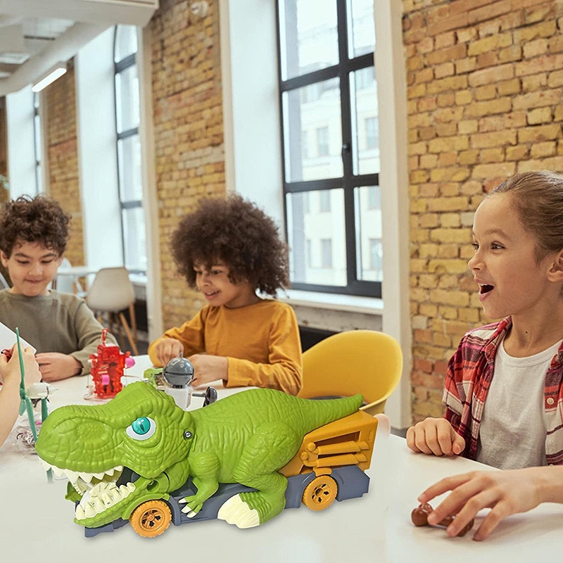 Mainan Kendaraan Mainan Mainan Anak Truk Pembawa Anak Laki-Laki Montessori Hadiah Kid Racing Track Dengan Tikar Mobil