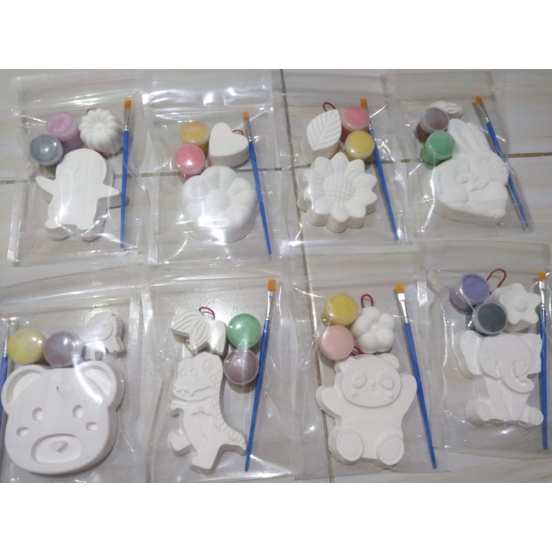 (SUNRISE) SOUVENIR PATUNG LUKIS| MELUKIS PATUNG GYPSUM