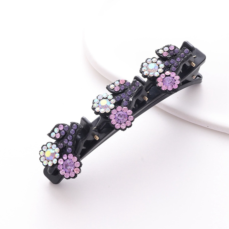 1pc Fashion Wanita Mutiara Bunga Kepang Jepit Rambut Poni Pegang Jepit Manis Elegan Rambut Hias Klip Headband Aksesoris Rambut