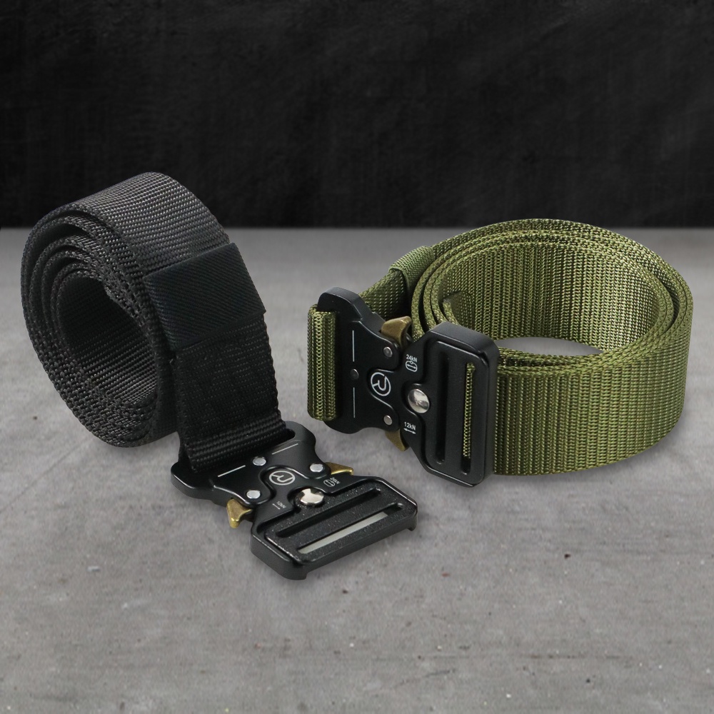 Tali Ikat Pinggang Pria Canvas Buckle Belt - B1030
