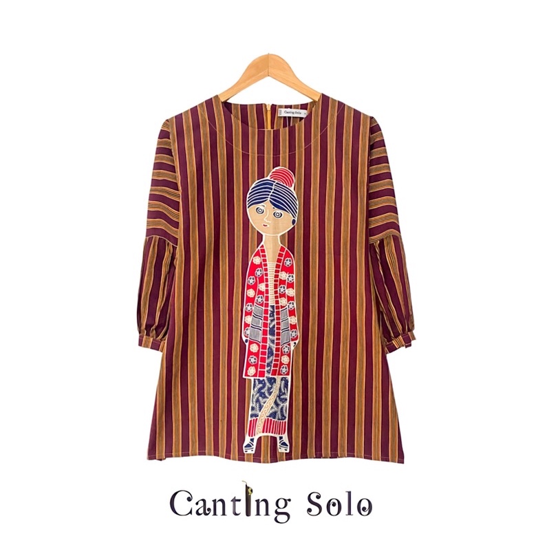 Batik Shena Blouse Kerja Kantor wanita hijab bigsize jumbo batik karakter premium