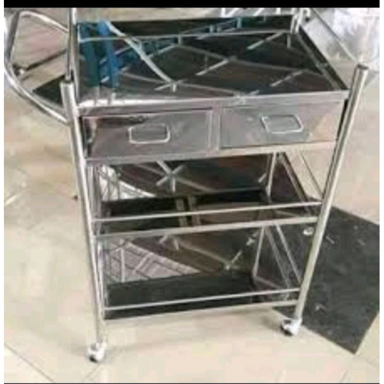 Trolly Rak 3susun +Laci stanlist